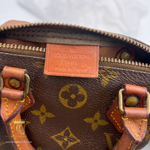 LV NANO SPEEDY IN BROWN MONOGRAM CANVAS - Picture 5 of 7